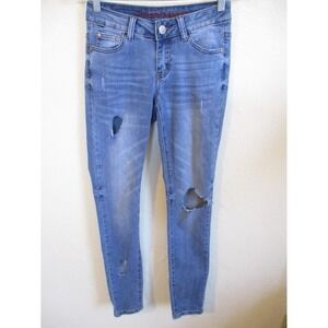 AB American Blue Distressed Skinny Jeans Size 1
